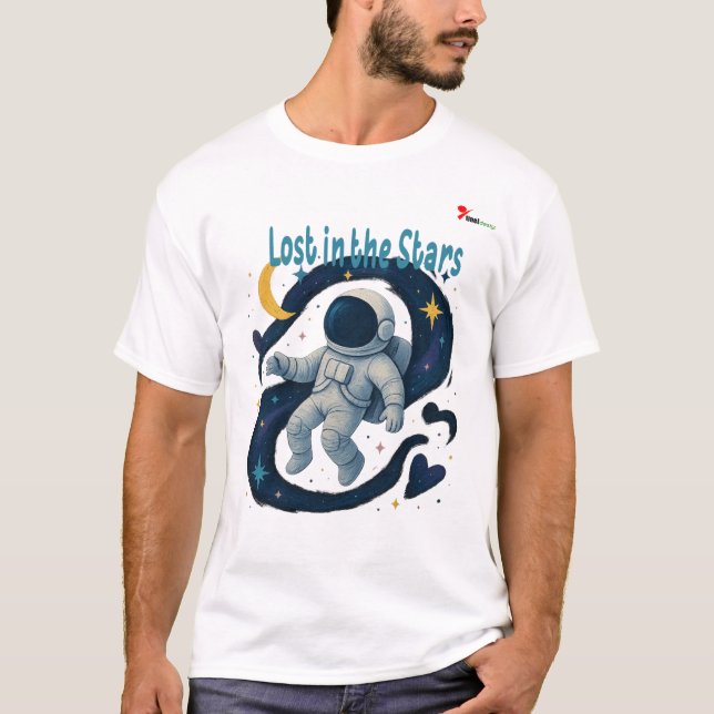Vilse i stjärnorna t shirt (Framsida)