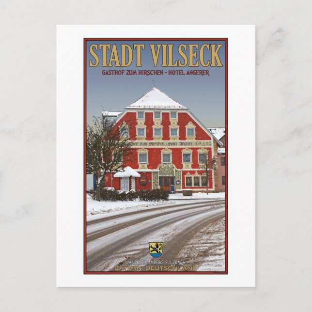 Vilseck - Gasthof zum Hirschen Vykort (Framsida)