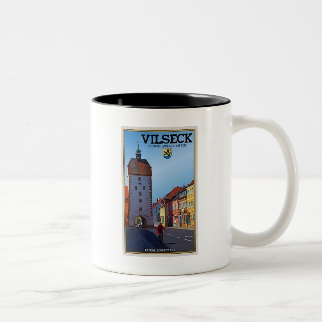 Vilseck - torn Två-Tonad mugg (Höger)