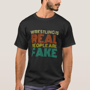 Vilt är verkliga människor som brottas 1 t shirt
