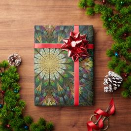 Vilt blomma presentpapper