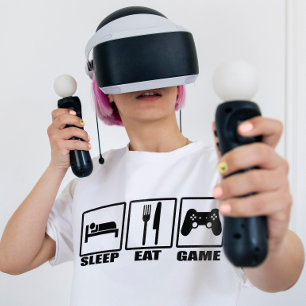 Vilt, eat-spel t shirt