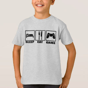 Vilt, eat-spel tee shirt