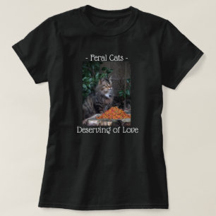 Vilt förtjäna för katter av kärlekskjortan t shirt