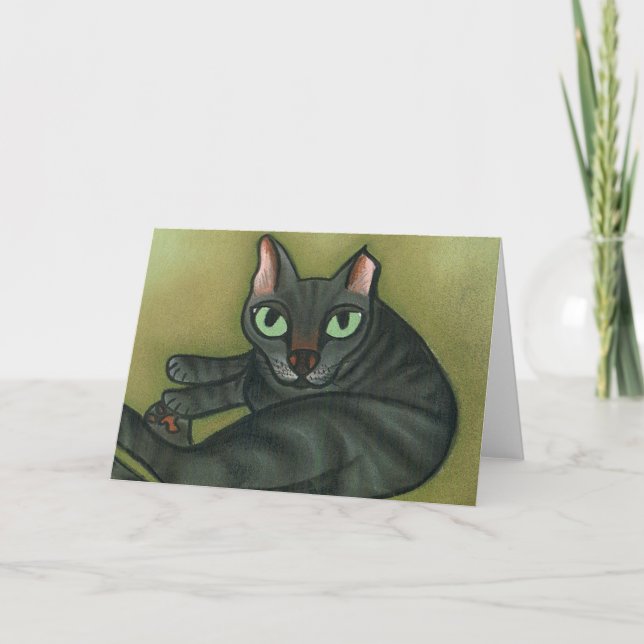 Vilt kattkort kort (Framsida)