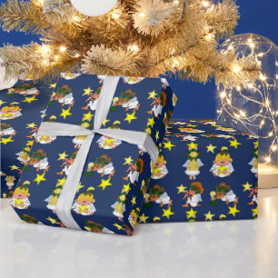 Vimistisk Tecknad Angel julklapp Presentpapper