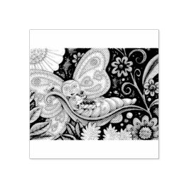 VIMSIKALISKA BUTTERFLISKA KOLLAR GUBBER FRIMÄRKE STÄMPEL