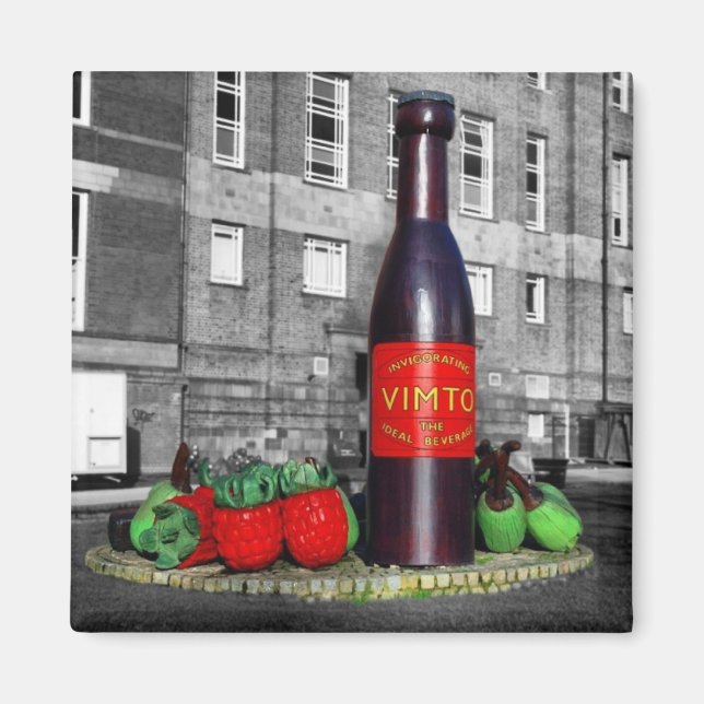 Vimto Flaska Sculpture Magnet (Framsidan)