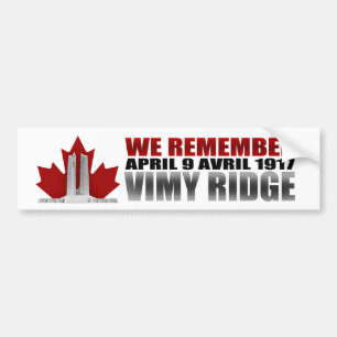Vimy Ridge som vi minns Bildekal