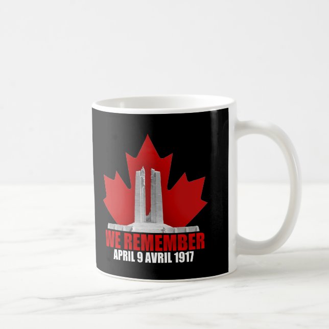 Vimy Ridge som vi minns Kaffemugg (Höger)