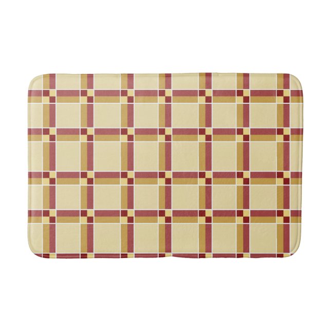 Vin 4 och Cream Bath Mat Badrumsmatta (Framsidan)