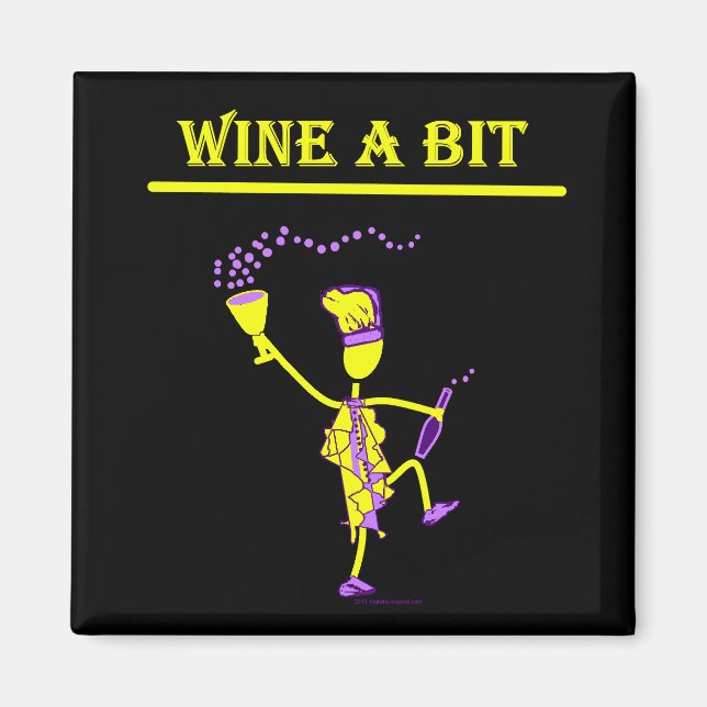 Vin A Bit Gift & T Shirts Magnet (Framsidan)