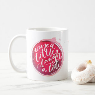Vin a Little Laugh A Lot Personlig Kaffemugg