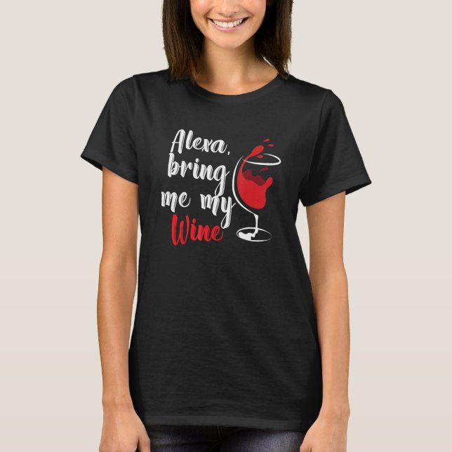 Vin Aerator Vin Tumbler Amy Winehouse Vin Cabi T Shirt (Framsida)