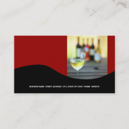 Vin-Affärskortet {Red} Visitkort