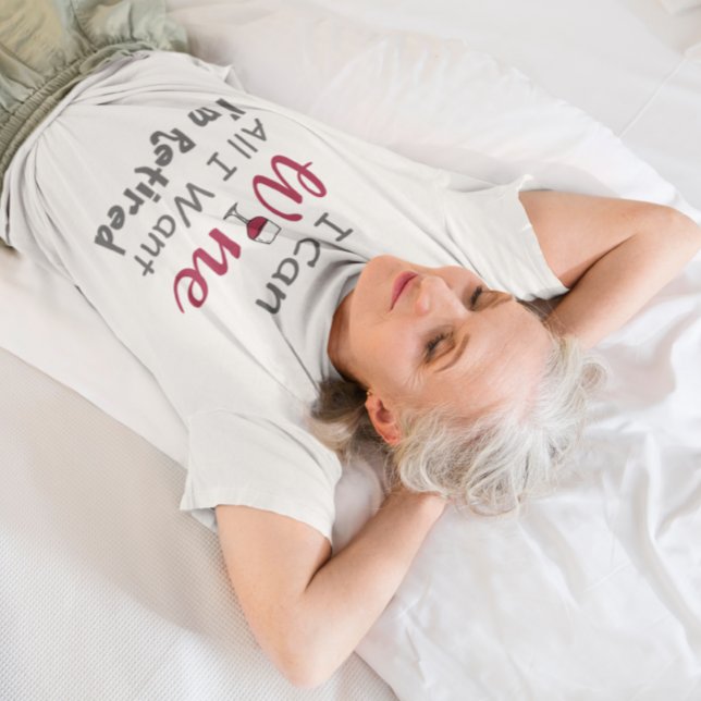 Vin allt jag vill ha Pension T Shirt (Skapare uppladdad)