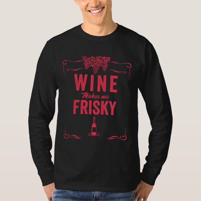 Vin Älskare 74 T Shirt (Framsida)