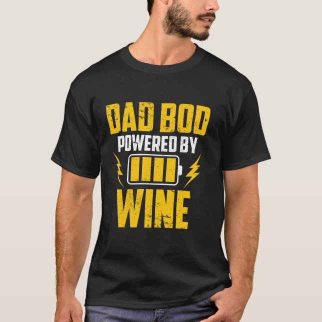 Vin Älskare Alcohol Drinker Winemaker Pappa Far T Shirt (Framsida)