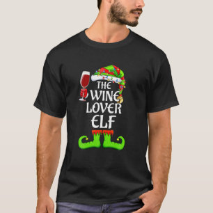 Vin Älskare Elf Matching Group Julafton Family Ch T Shirt