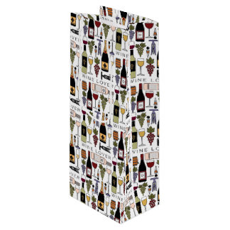 Vin Älskare Flaskor, glasögon och tillbehör Mönste