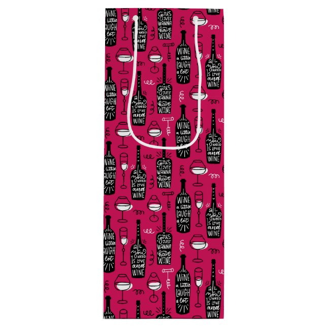 Vin Älskare Gift Bag (Framsidan)