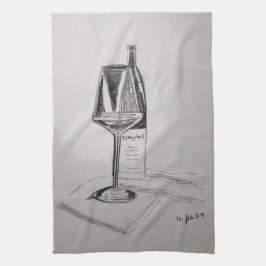 Vin Älskare Kitchen Towel Kökshandduk