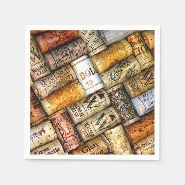 Vin Älskare Pappra blöjor Pappersservett (Framsidan)