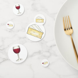 Vin Älskare Red Vin Glass Brie Cheese Winery