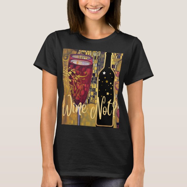 Vin Älskare T Shirt (Framsida)