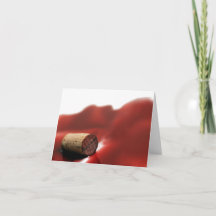 Vin Älskare "UnCorKed"-anteckningskort