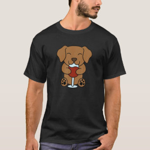 Vin Älskare Vizsla Hund T Shirt