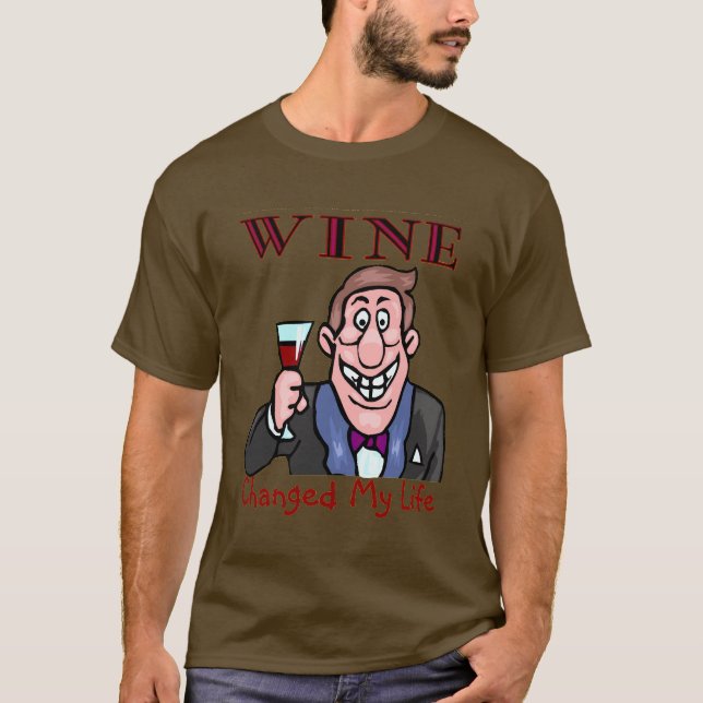 Vin ändrade mitt liv tee shirt (Framsida)
