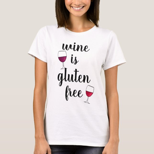 Vin är befriat från luten t shirt (Framsida)