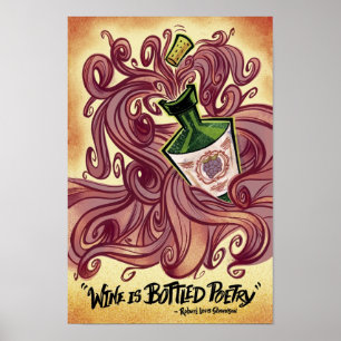 Vin är Bottenpoetry Poster