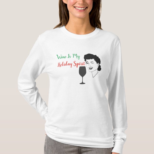 Vin är min Helgdag-själ Tee Shirt (Framsida)