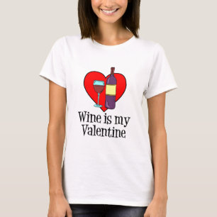 Vin är min hjärtans nyttigaste design t shirt