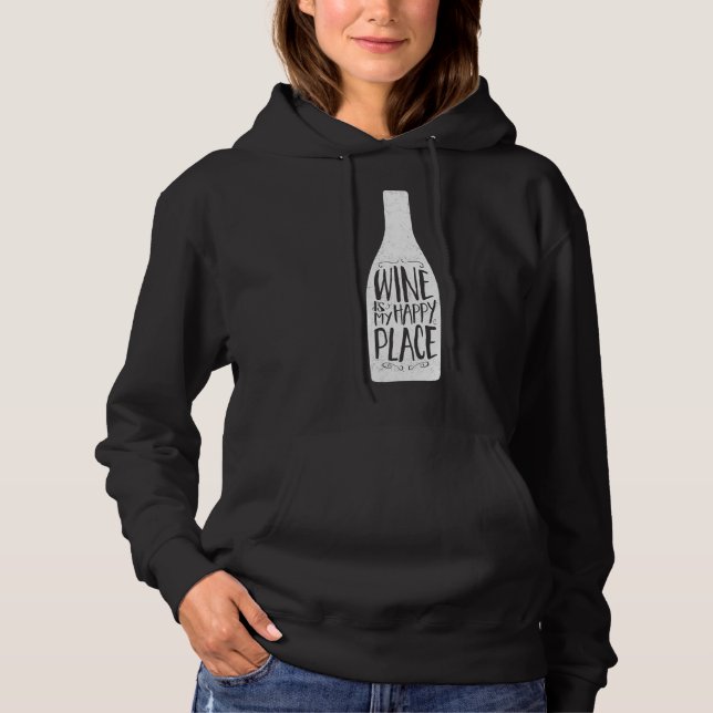 Vin är min Lycklig Ställe-skottskop i Passande T Shirt (Framsida)