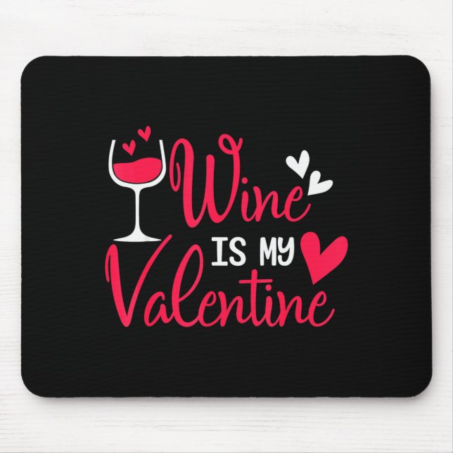 Vin är min valentin  musmatta (Framsidan)
