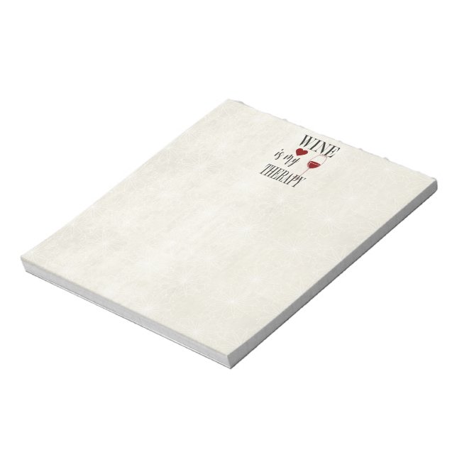 Vin är mitt Anteckningsblock för terapi (Roterad)