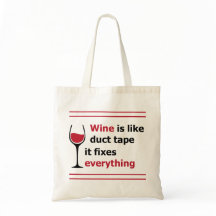 Vin är som tejp, det fixar allt