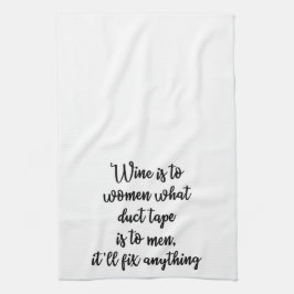 Vin är till kvinnor vilken kanal tejpar handduken kökshandduk