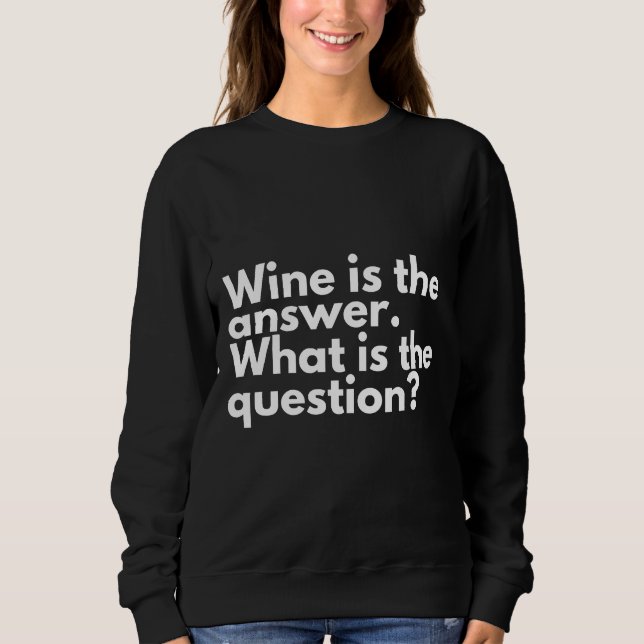 Vin är Vin-drickaren som svarar T Shirt (Framsida)