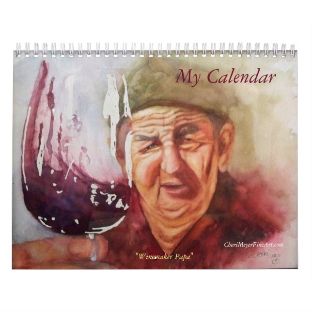 Vin Art Calendar Kalender (Omslag)
