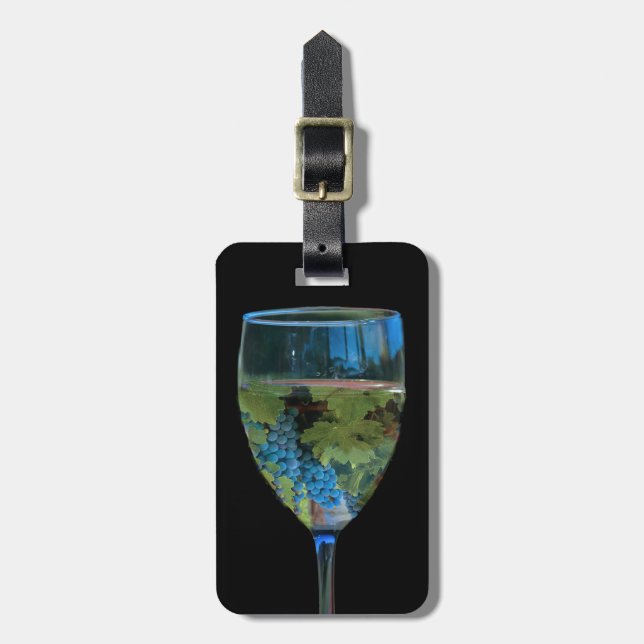Vin Art Luggage Tag Bagagebricka (Vertikal Framsida)