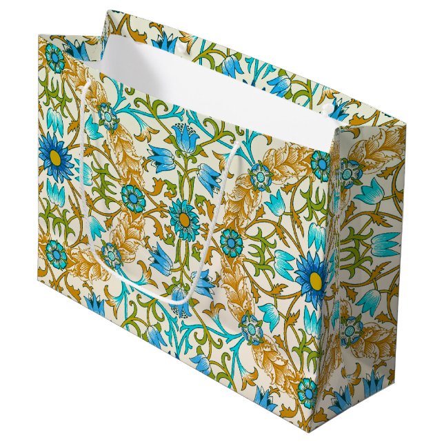 Vin av William Morris, Vintage textilkonst (Framsidan Vinklad)