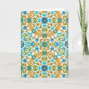 Vin av William Morris, Vintage textilkonst Kort