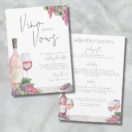 Vin Bachelorette Vino Vows Girls Helg Inbjudningar