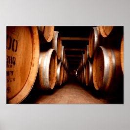 Vin Barrels cellar Pub Skriv ut Poster