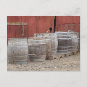 Vin Barrels Vykort