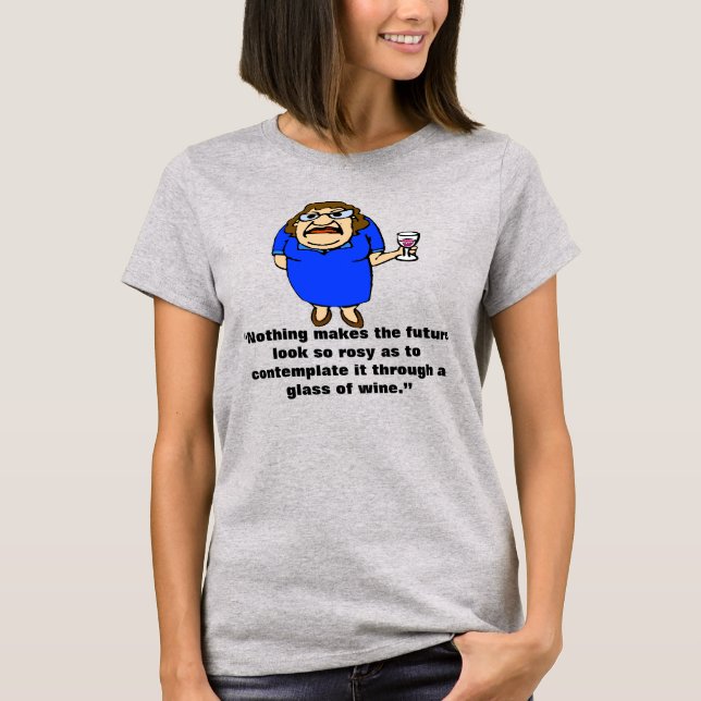 Vin blir bättre med åldern, t shirt (Framsida)